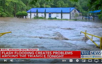 WRAL-TV: Flash Flood Warnings create problems around the Triangle